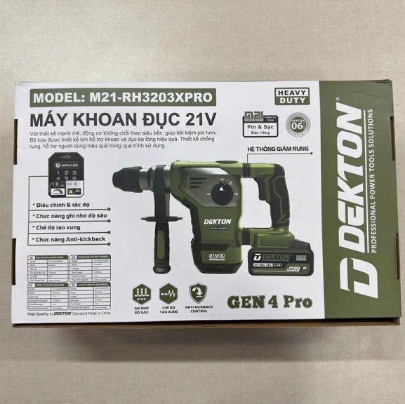 máy khoan đục dekton m21 rh3203xpro